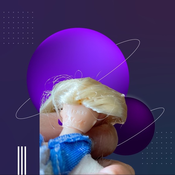 1995 NTK TOEI A Vintage 90s Pretty Soldier Sailor Moon 6” Brushable Hair Toy - Picture 9 of 10